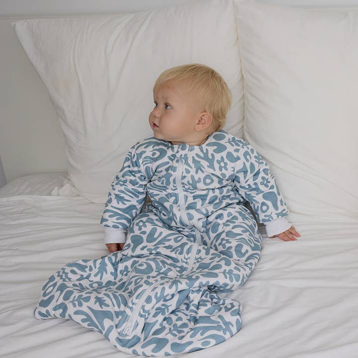 Anchor & Arrow - Wholesale Sleepsack - Baby - NEW Winter Sleeping Bag 2.5 TOG - Blue Abstract2