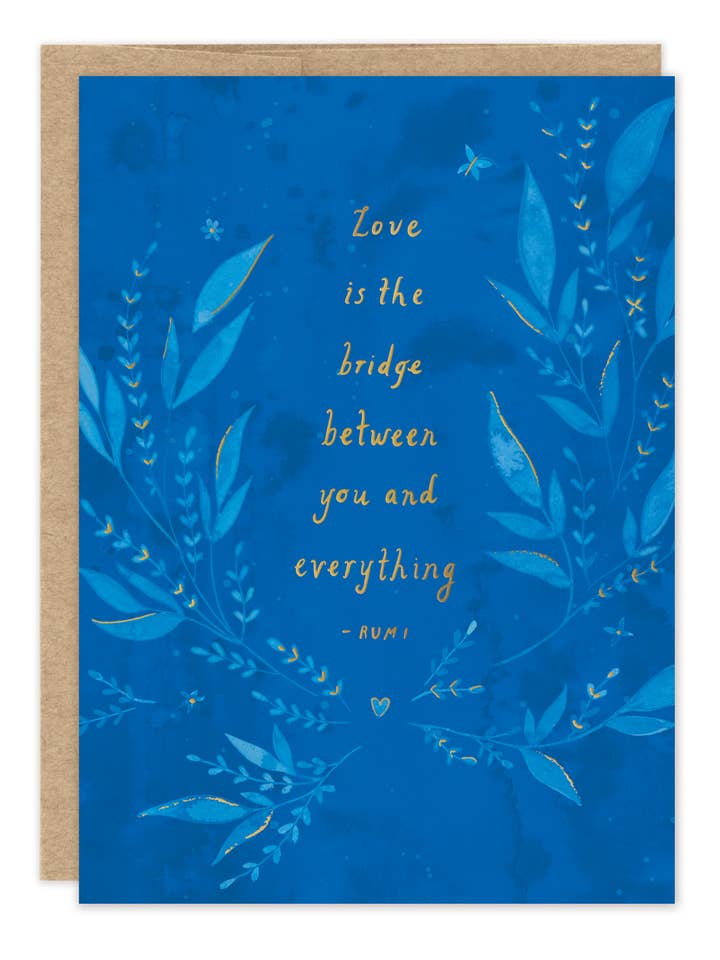 Love Is The Bridge Sympathy Card for wholesale by Biely & Shoaf