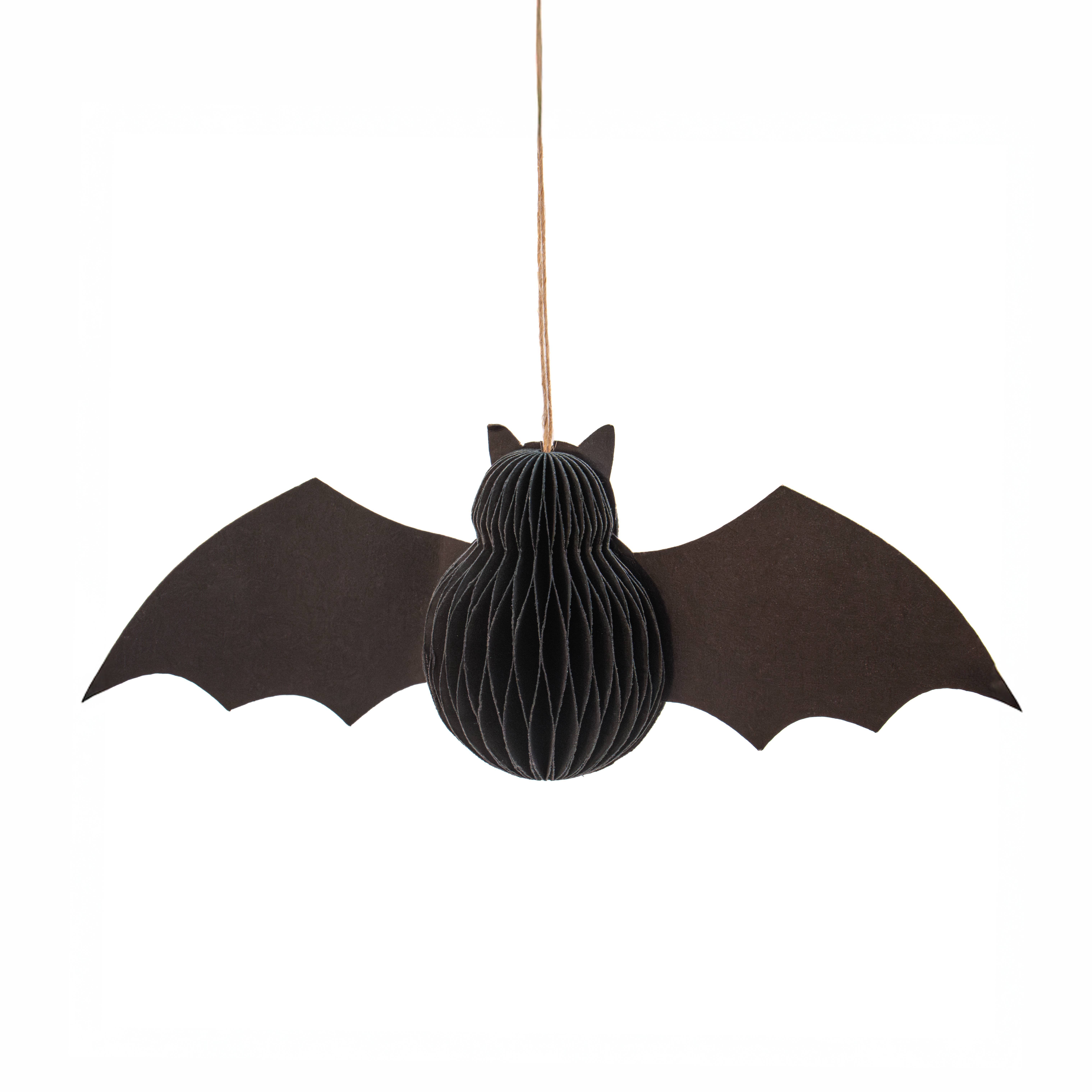 Sass and Belle – wholesale Christmas decoration – Halloween Honeycomb Bat0