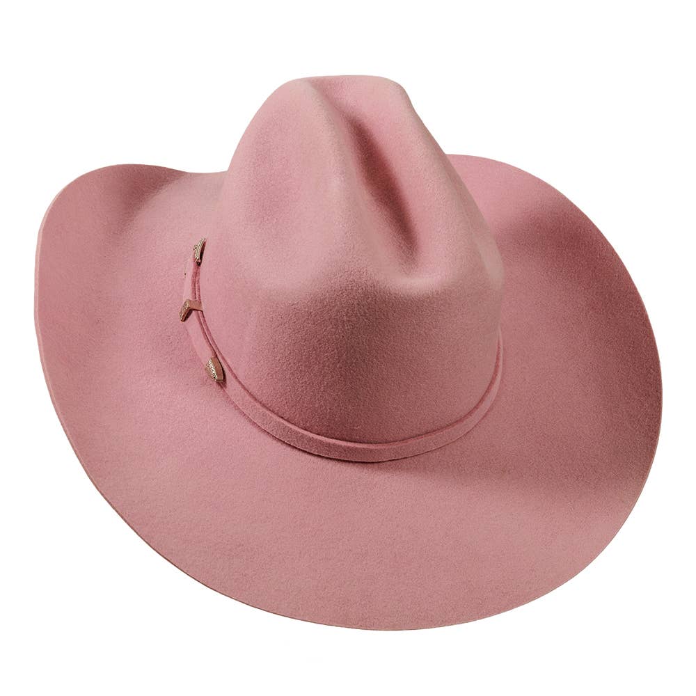 American Hat Makers - Wholesale Cowboy Hat - Unisex - 100% Wool Felt Western Cowboy Hat - Style Cattleman29