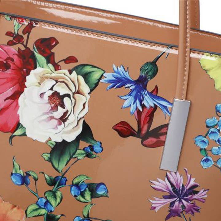 Ellas Trading - Vendita all'ingrosso Borsa tote - Donna - Borsa a Spalla Capiente con Design Floreale Vivace13