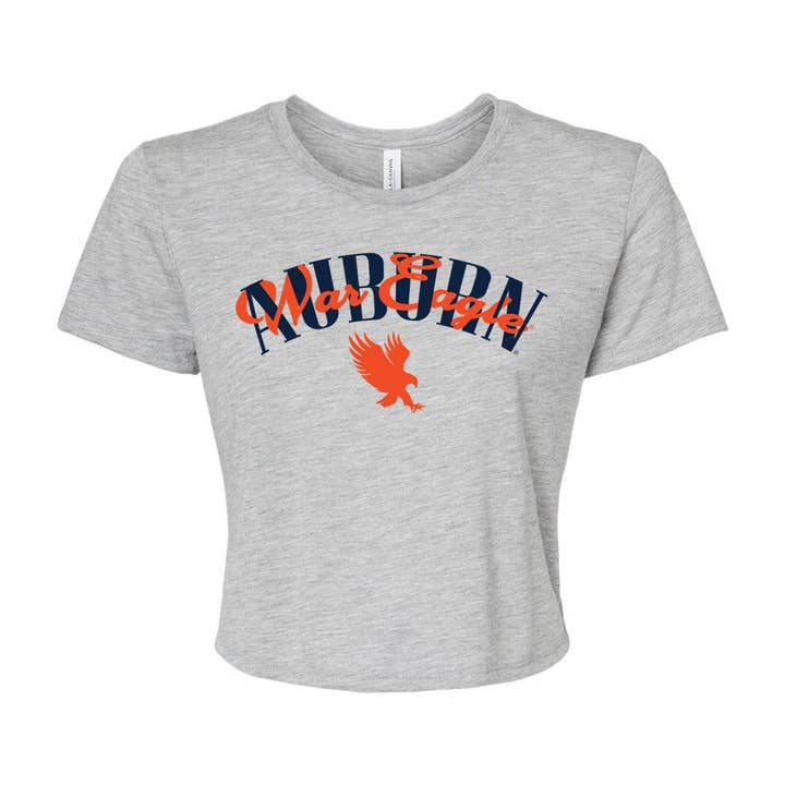 In The Huddle Crop Tee- Collegiate Licensed for wholesale by Kickoff Couture
