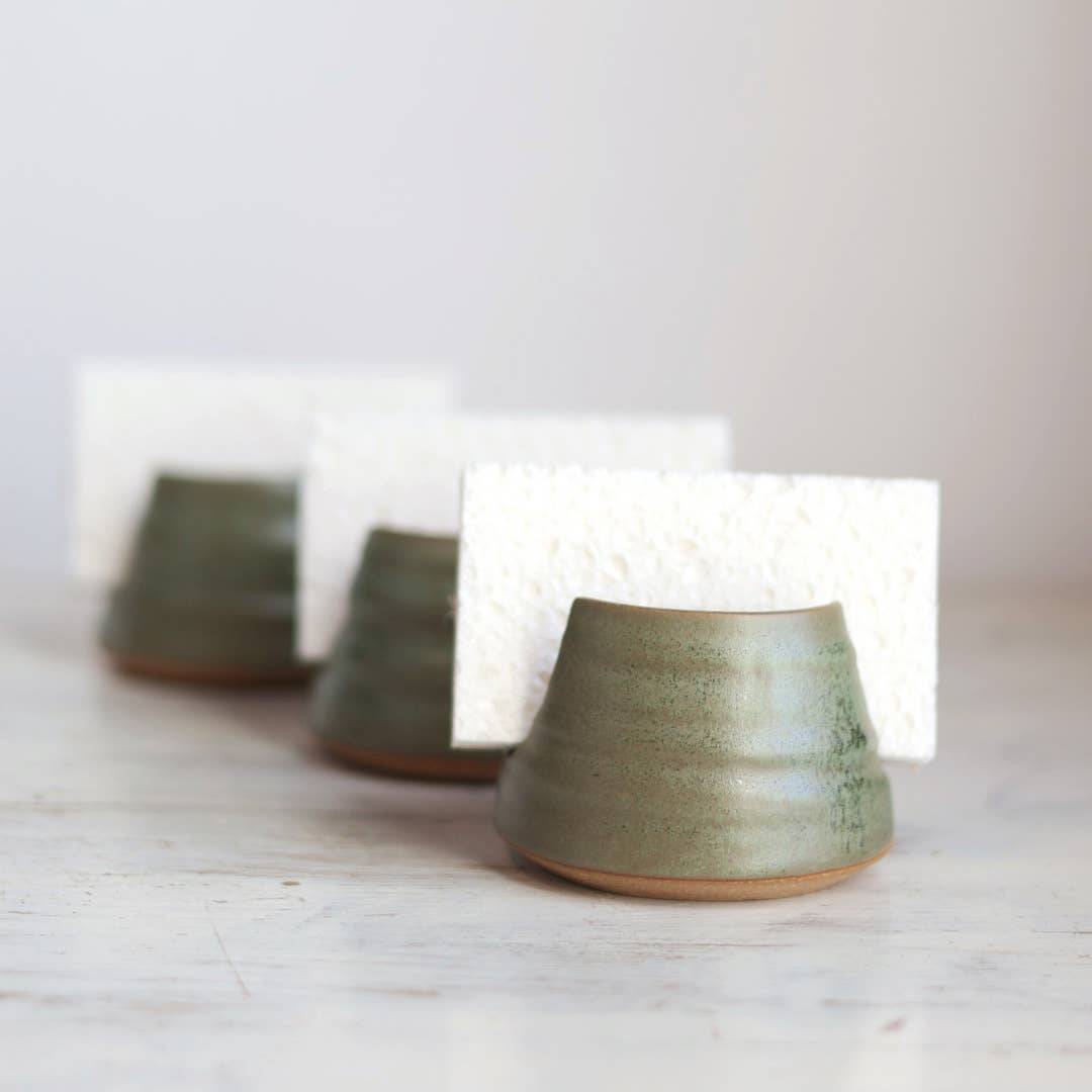 Gravesco Pottery - Wholesale Kitchen Tool/Gadget - Sponge Holder in Sage Green5