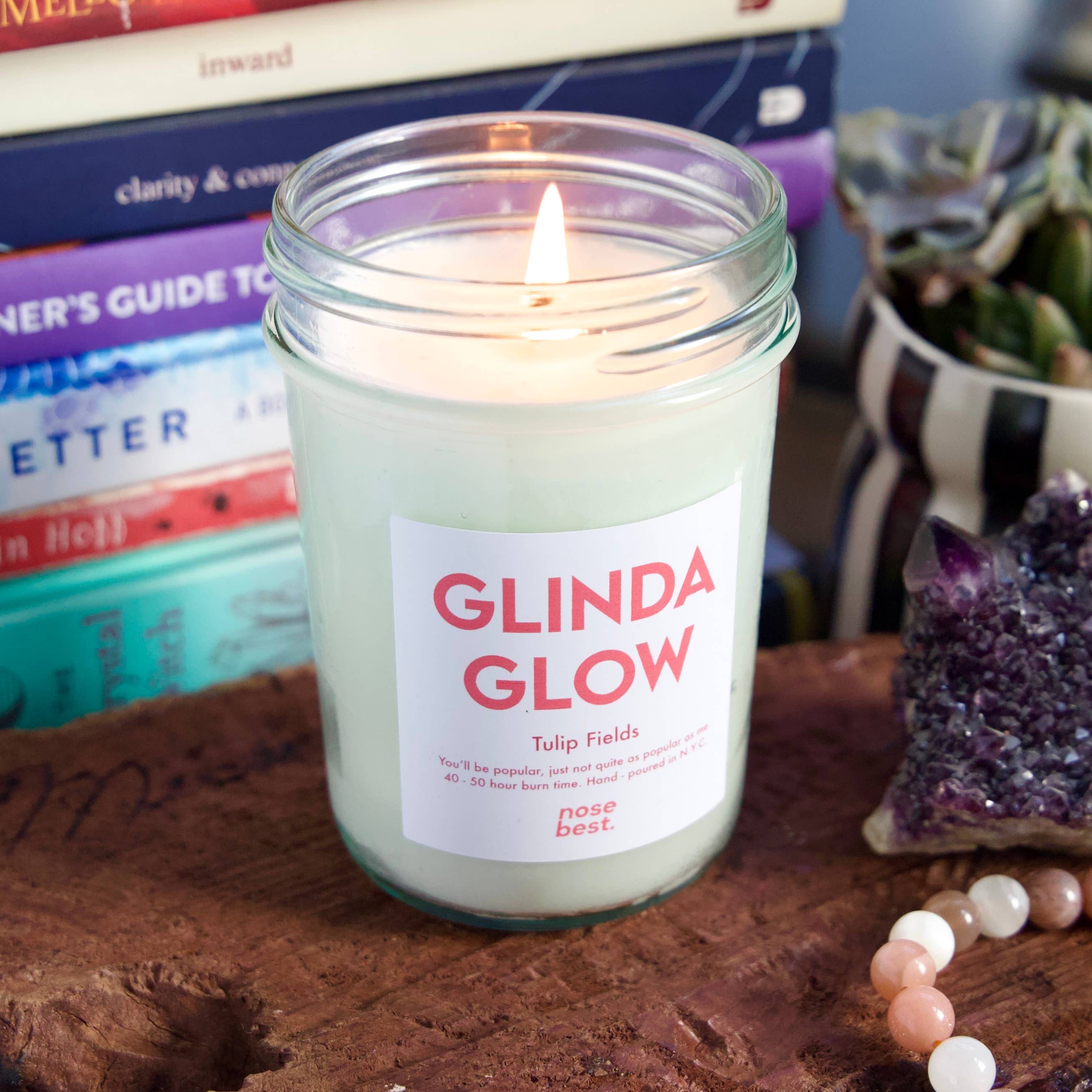 Nose Best Candles - Wholesale Jar/Filled Candle - Glinda Glow - Tulip Fields - Wicked Candle