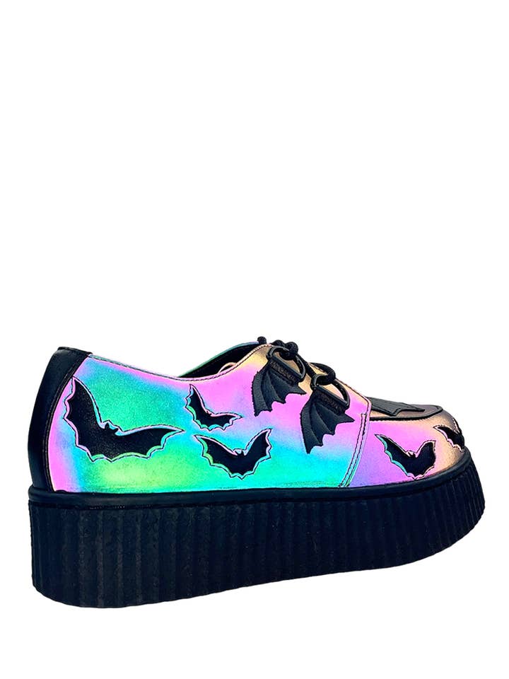 STRANGE CVLT - Wholesale Flats - Women's - KRYPT BAT - ALL REFLECTIVE6