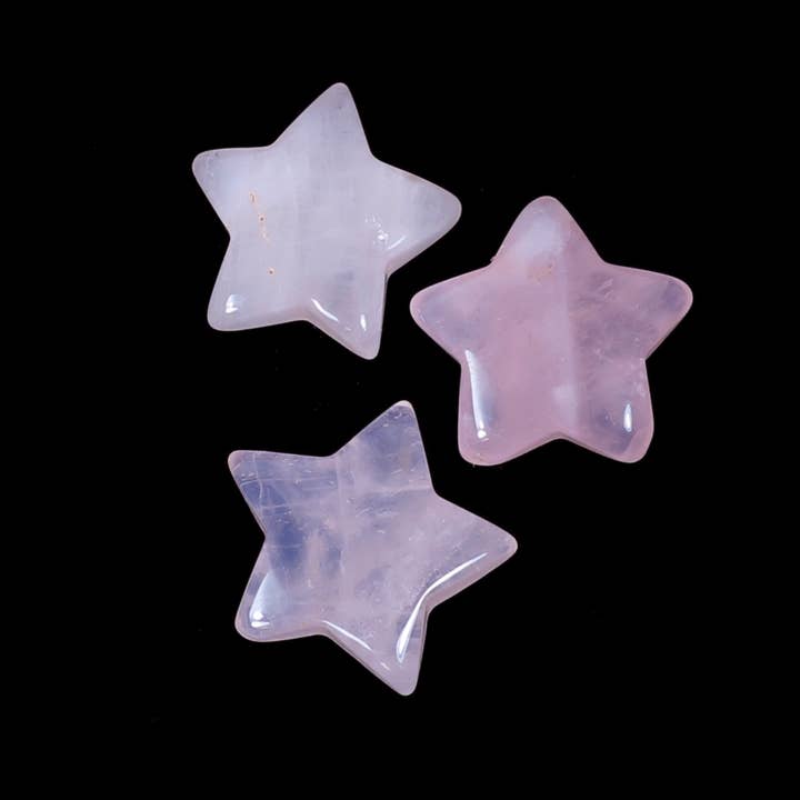 The Psychic Tree - Wholesale Spiritual Stone/Crystal - Healing Mini Star Crystal - Rose Quartz
