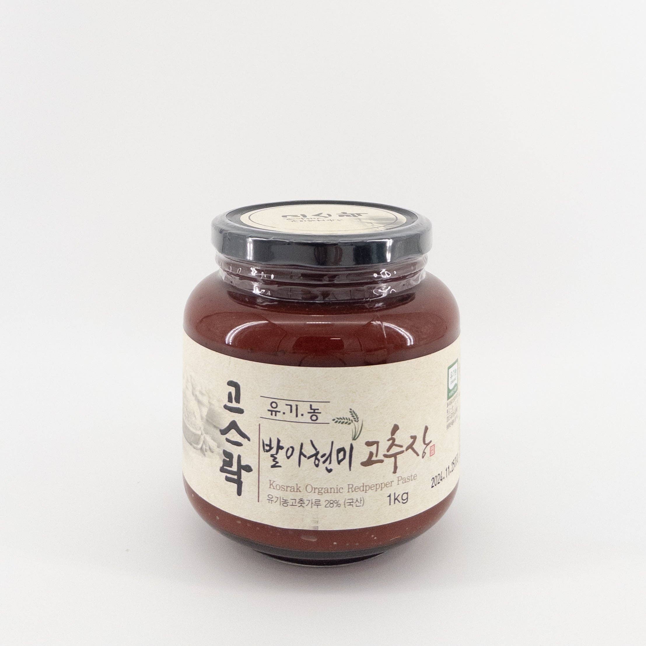 Organic One - Vendita all'ingrosso Salse - [KOSRAK] GOCHUJANG DI RISO INTEGRALE BIOLOGICO (PASTA DI PEPERONCINO ROSSO) - 2 FORMATI0
