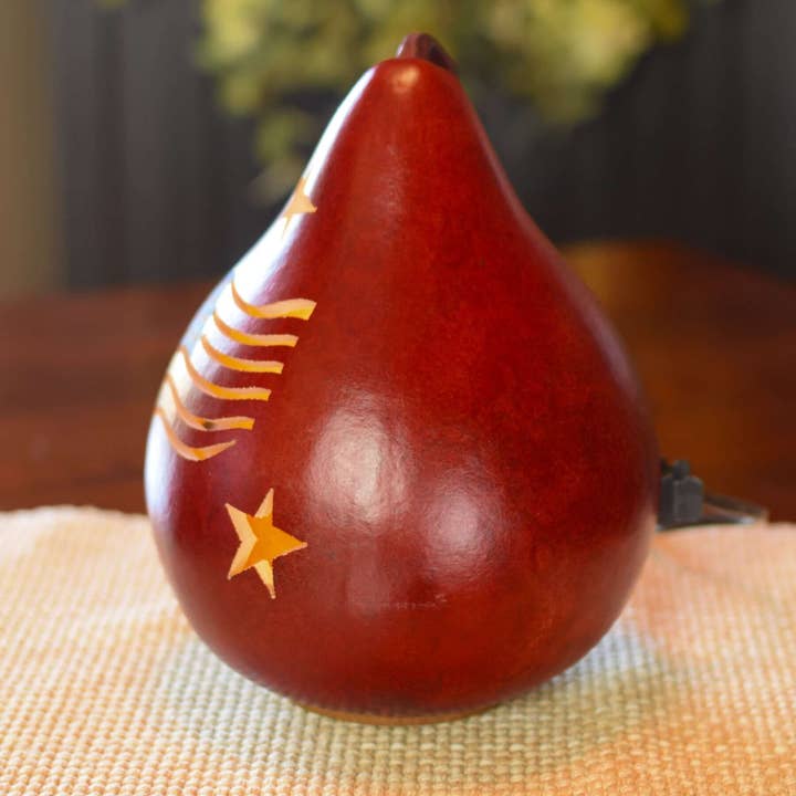 Meadowbrooke Gourds - Vente Décorations de table - Drapeau américain - Éclairage moyen3