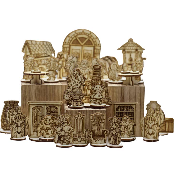 Conjunto Inicial de NPC ( 51 Peças ) por atacado de CorvidArts