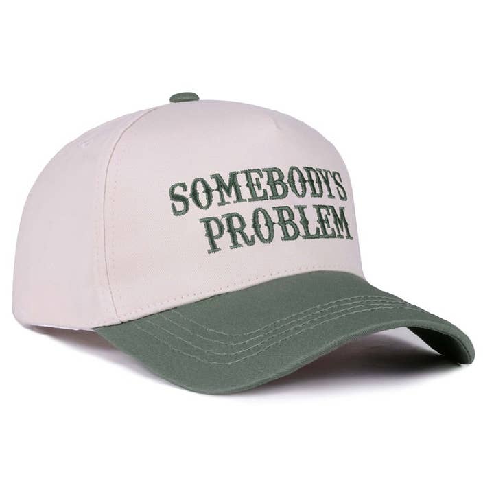 42POPS - Vente Casquette de baseball – femme - ,,.0905 Casquette en toile de coton bicolore Somebody's Problem SI-284715