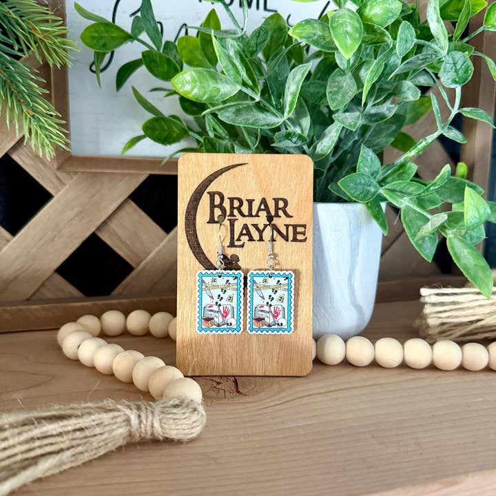 Briar layne - Wholesale Dangle Earrings - True Crime & Mystery Book Club Earrings6