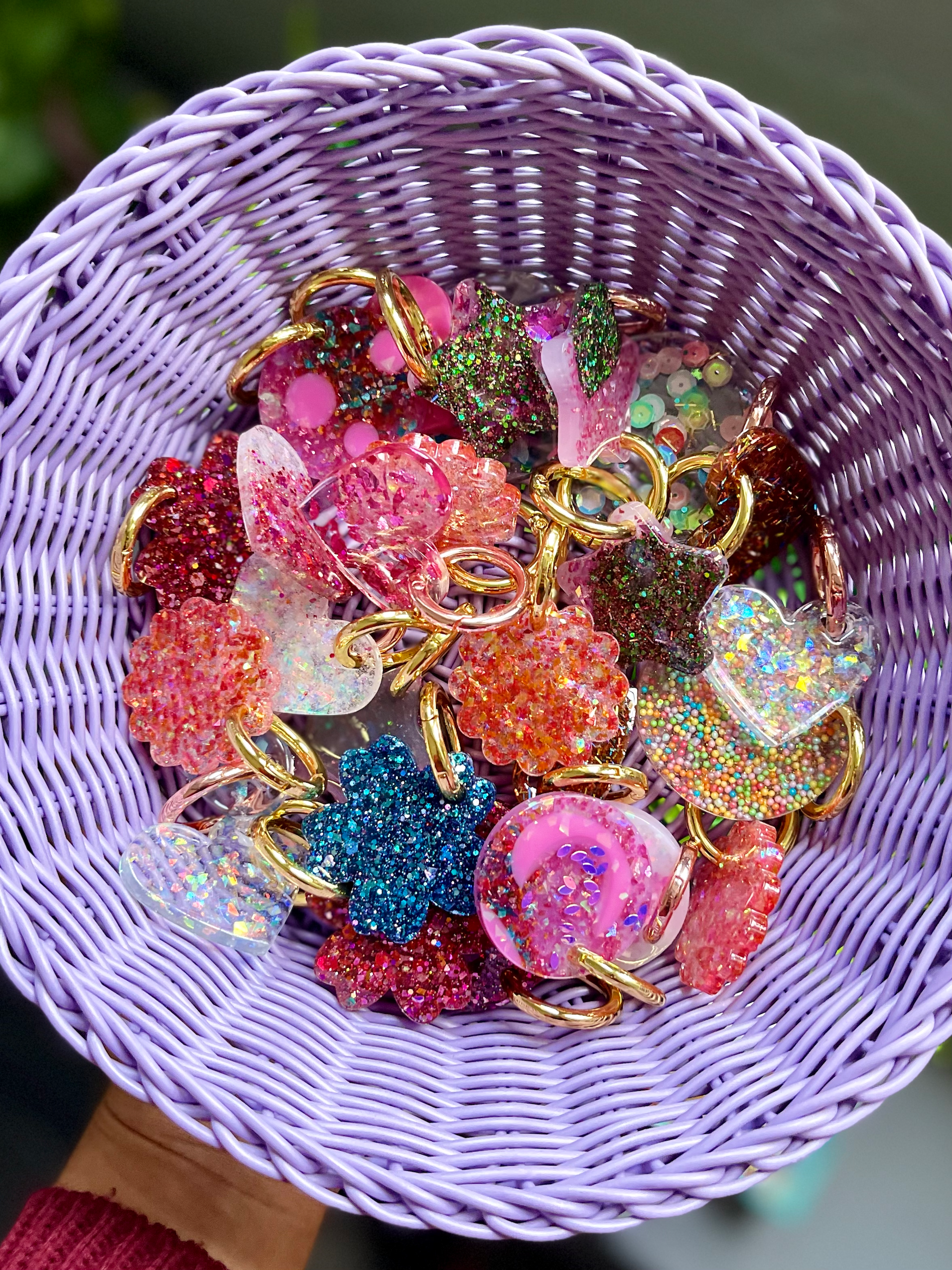 Prescription Resin - Wholesale Keychain - Women's - RESIN  BAG CHARM | DOG COLLAR TAG | x 6 MIXED ASSORTMENT3