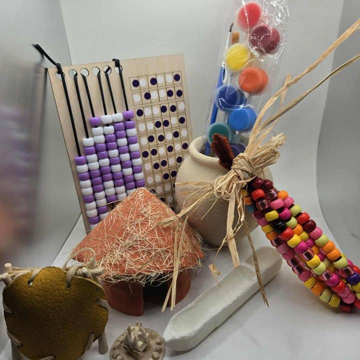 10 Buffalos Art - Wholesale DIY Craft Kit - Kids - Cherokee 3d Teaching/Activity Kit (K-12)