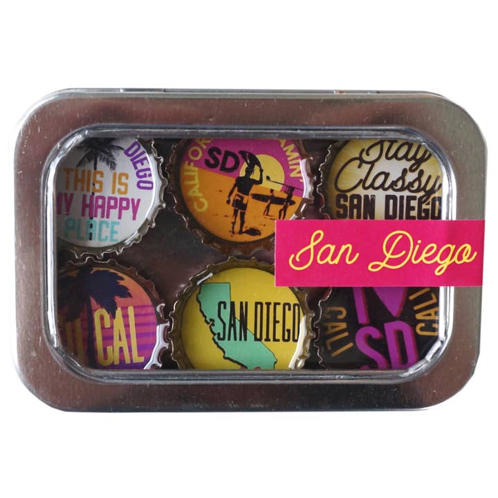 San Diego, California Magnets for wholesale by Kate's Magnets