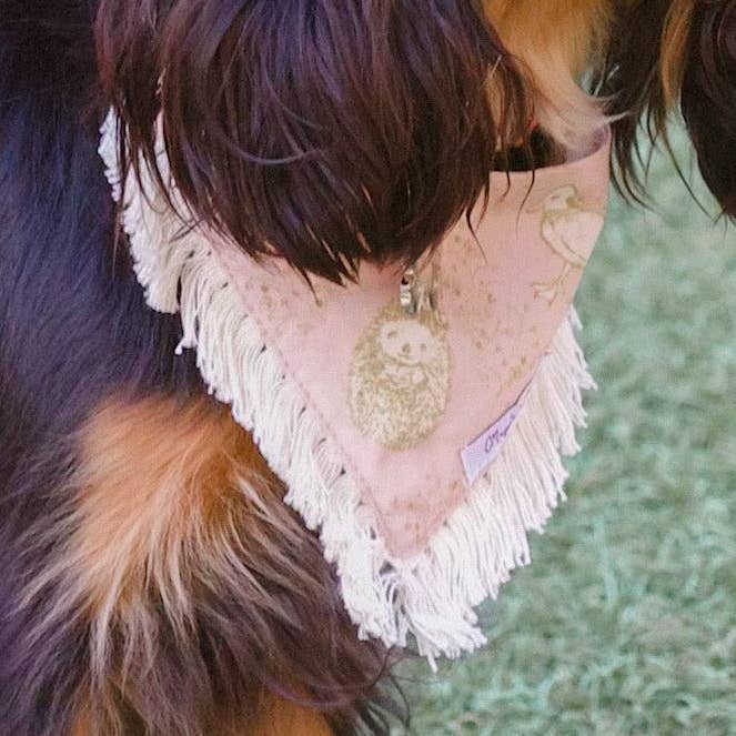 Le bandana pour chien Beatrix pour la vente par Maple & Paws
