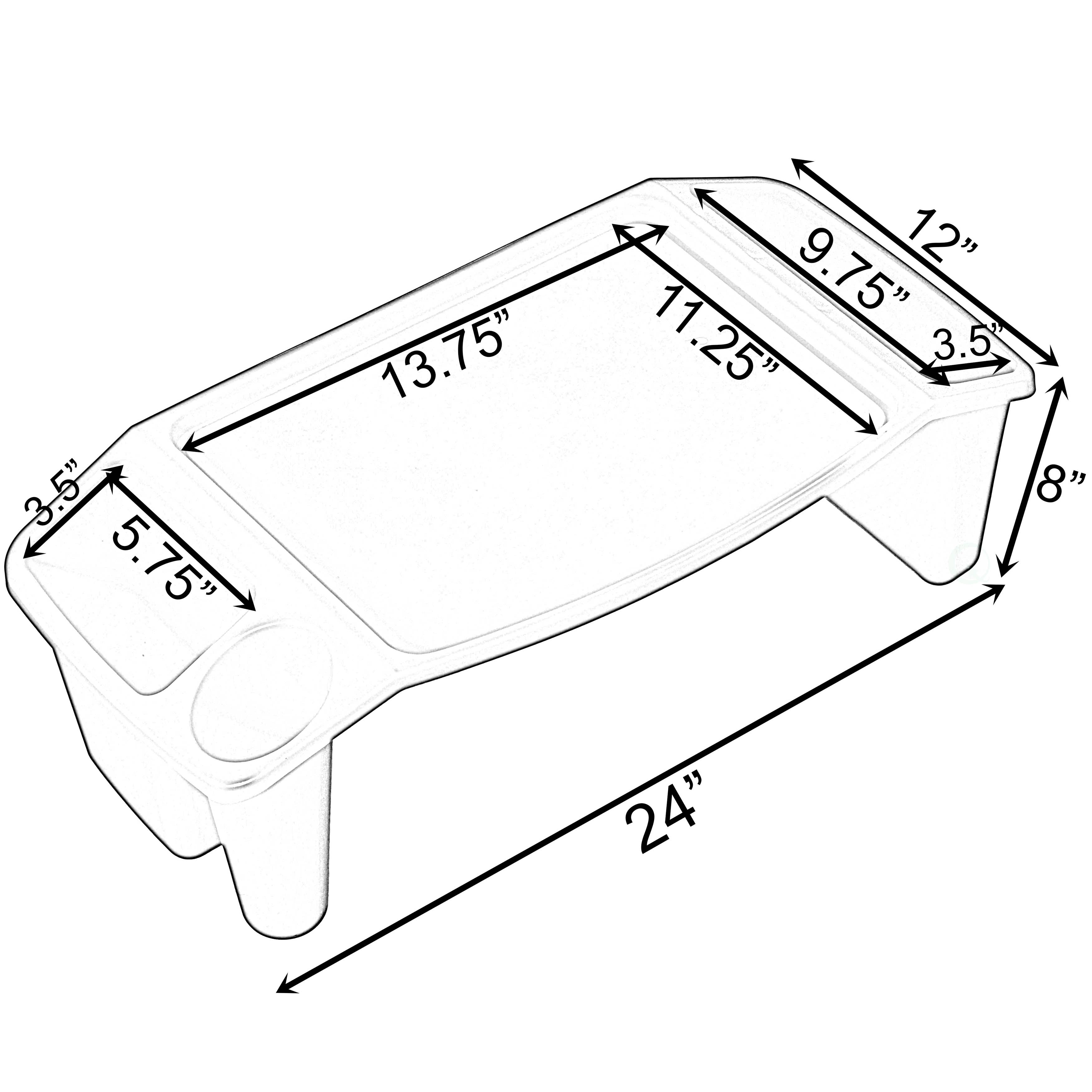 Quickway Imports - Vente Plateaux de bureau - Plateau de bureau pour ordinateur portable pour enfants, table d'activités portable8