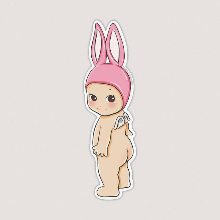 Sonny Bunny Sticker for wholesale by Little Willow