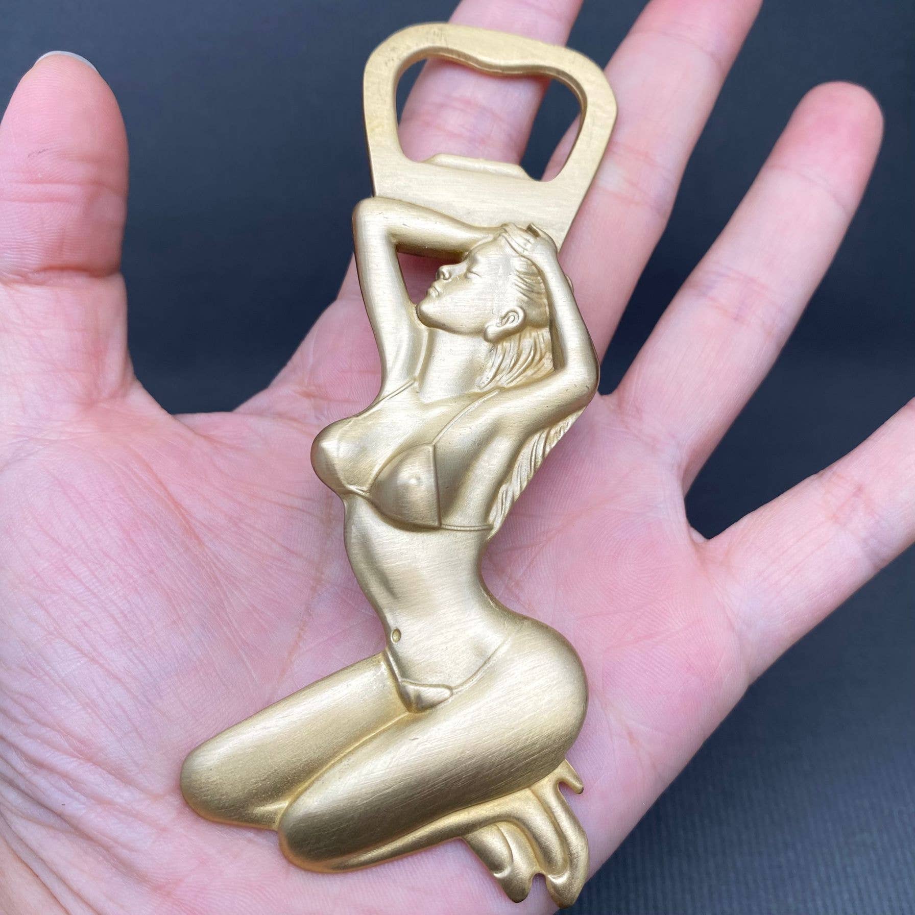 Mio Queena - Wholesale Bottle/Wine Opener - Brass Bikini Beauty Bottle Opener2