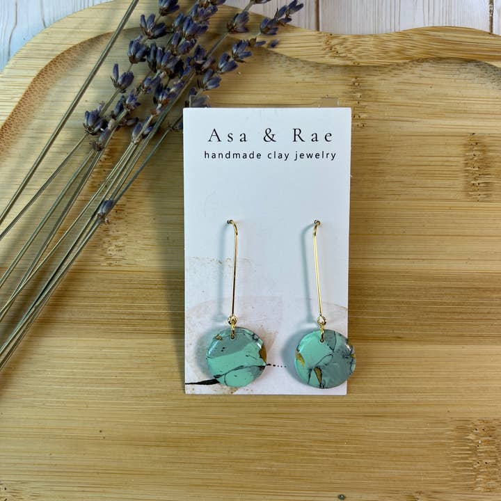 Asa&Rae - Wholesale Dangle Earrings - Circle Drop Dangle2