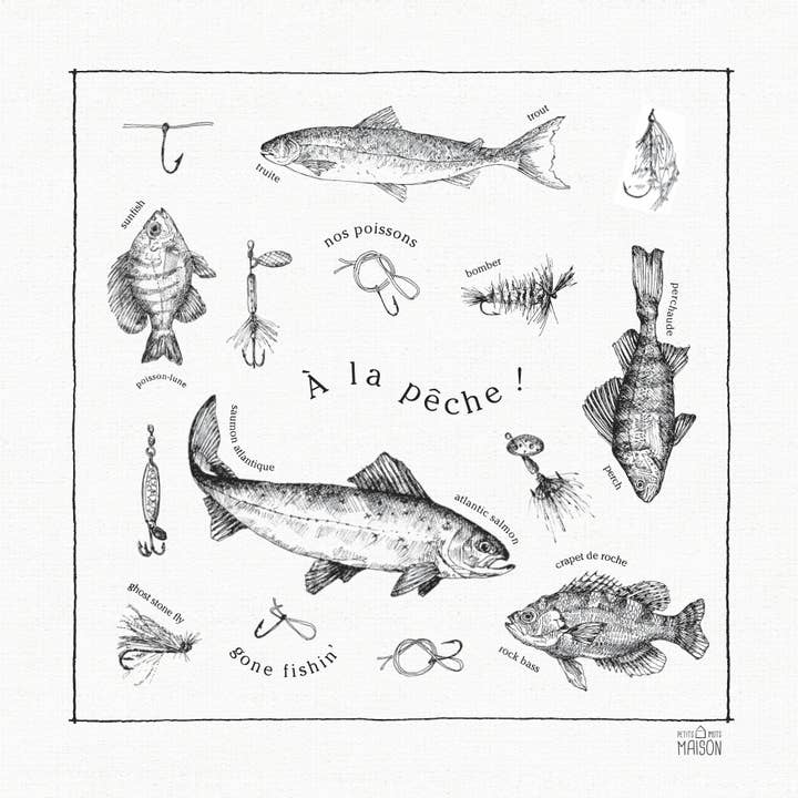 À la pêche ! pour la vente par Petits Mots