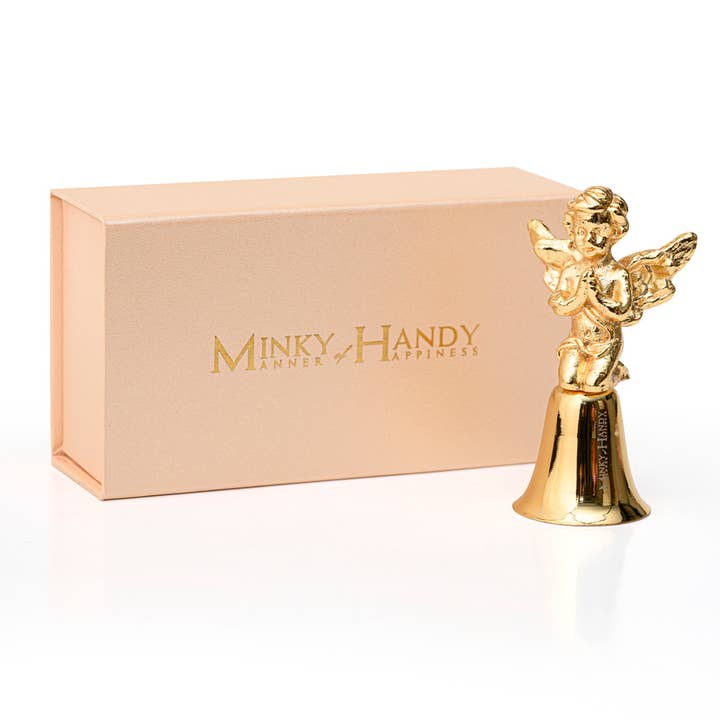 MINKY HANDY - Wholesale Candle Snuffer - Baby Angel-Shaped Small Brass Candle Snuffer - Gold 2