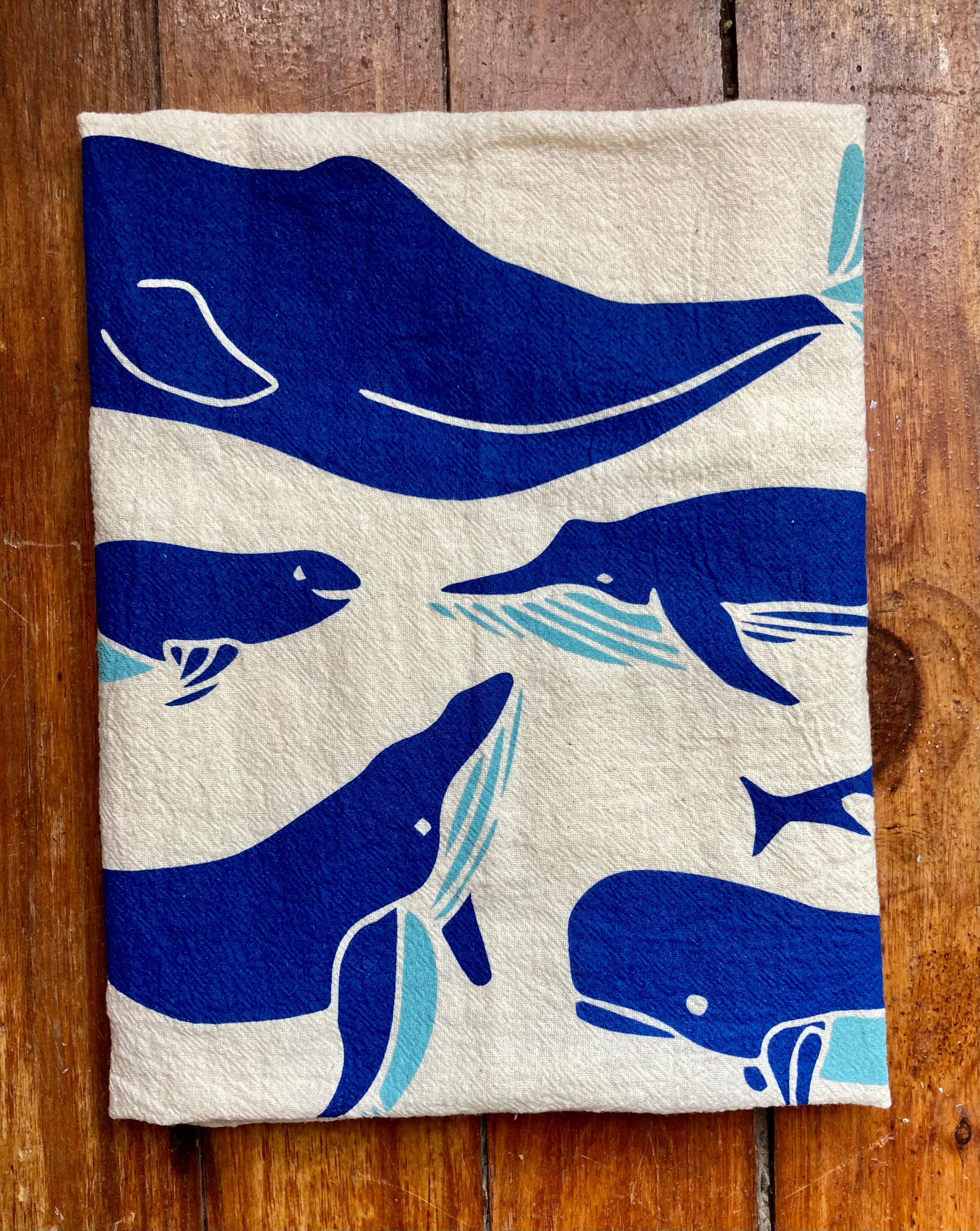 noon designs - Wholesale Tea Towel - Whales Tea Towel5