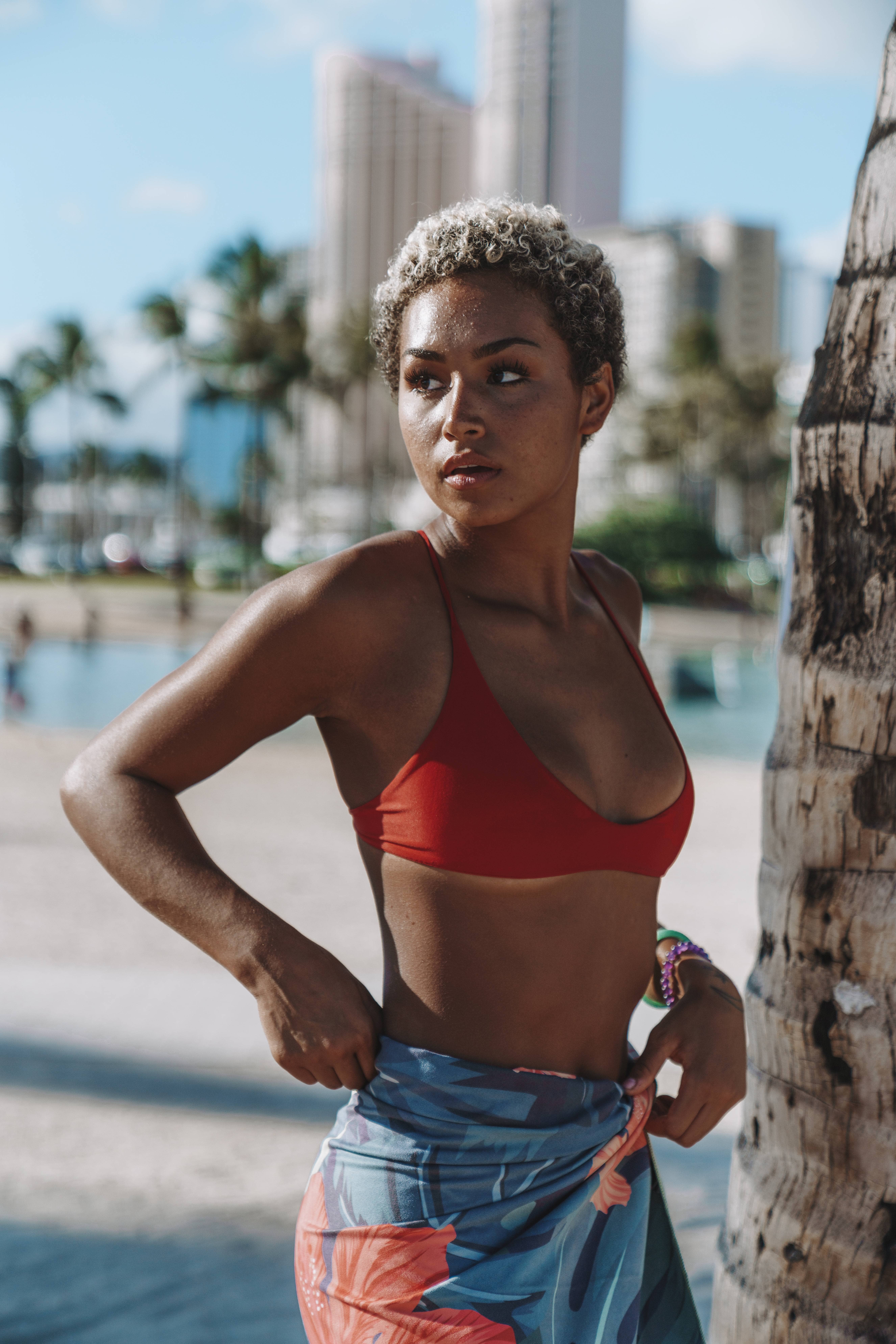 RHB HAWAII - Wholesale Beach Towel - Hibiscus flowers Beach Towel4