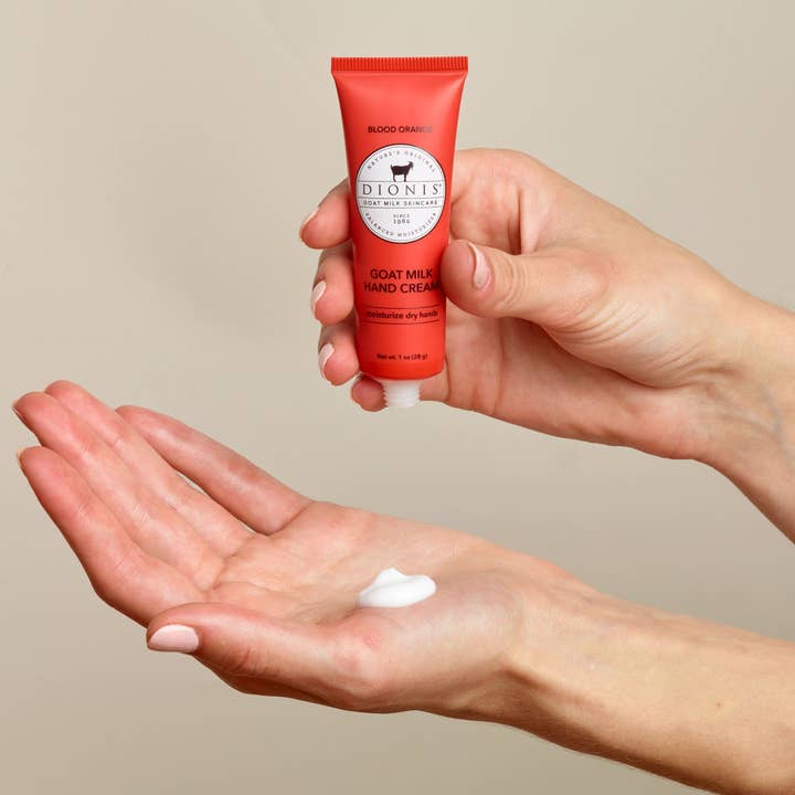 Dionis Goat Milk Skincare - Wholesale Hand Cream/Lotion - Dionis Blood Orange Goat Milk Hand Cream, 1oz (6ct)2