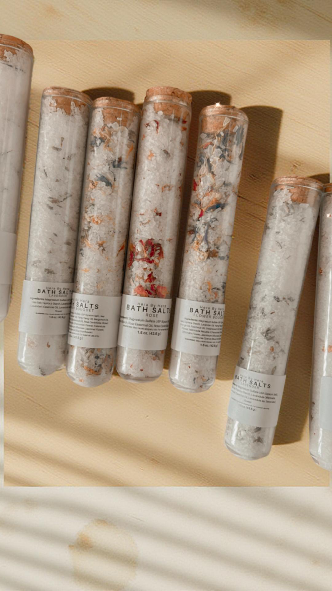 Hera By Hera Bath and Body - Vendita all'ingrosso Sali da bagno - Sale da bagno floreale a marchio privato in provette4