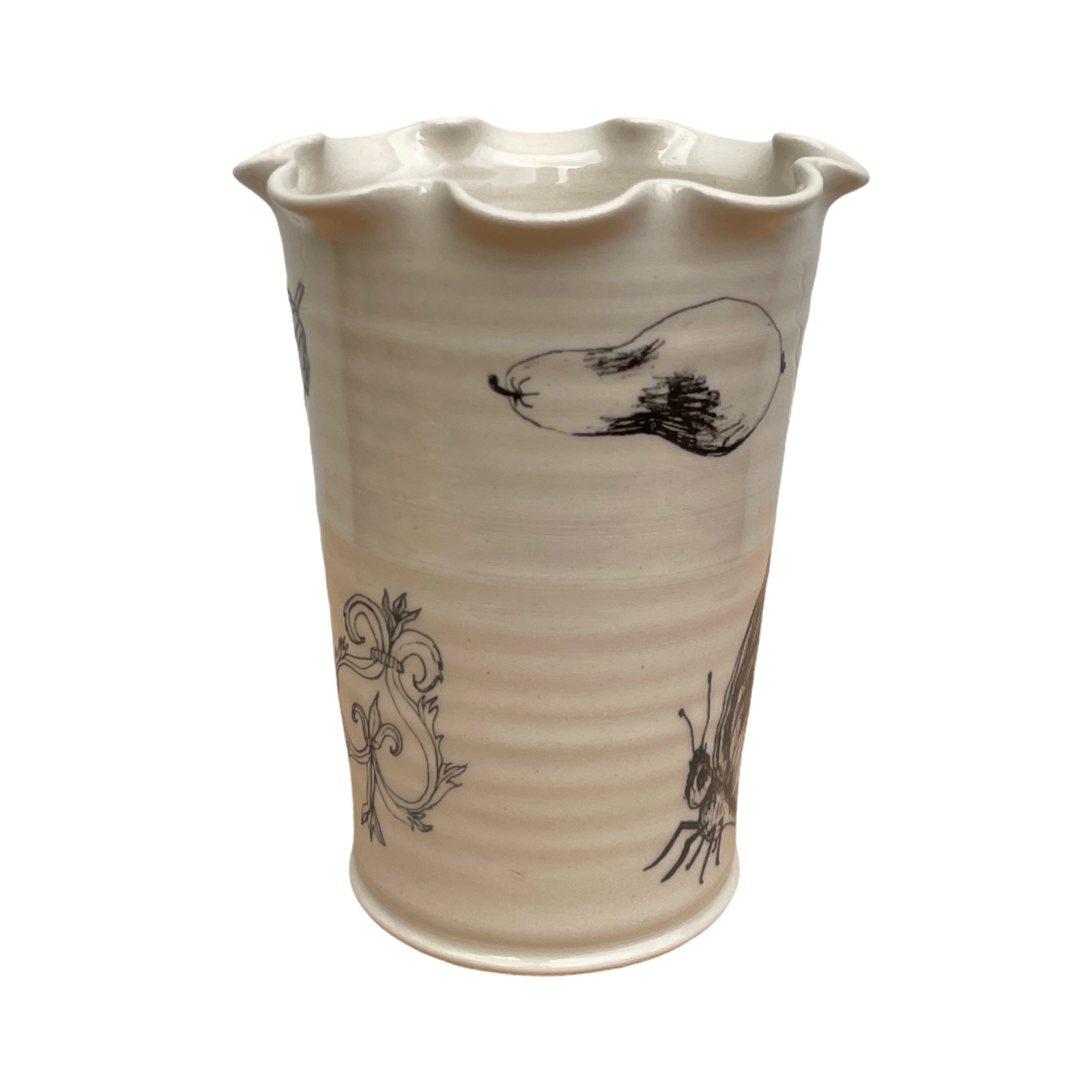 Paige Mitchell - Wholesale Vase - Frilly Garden Vase - Small2