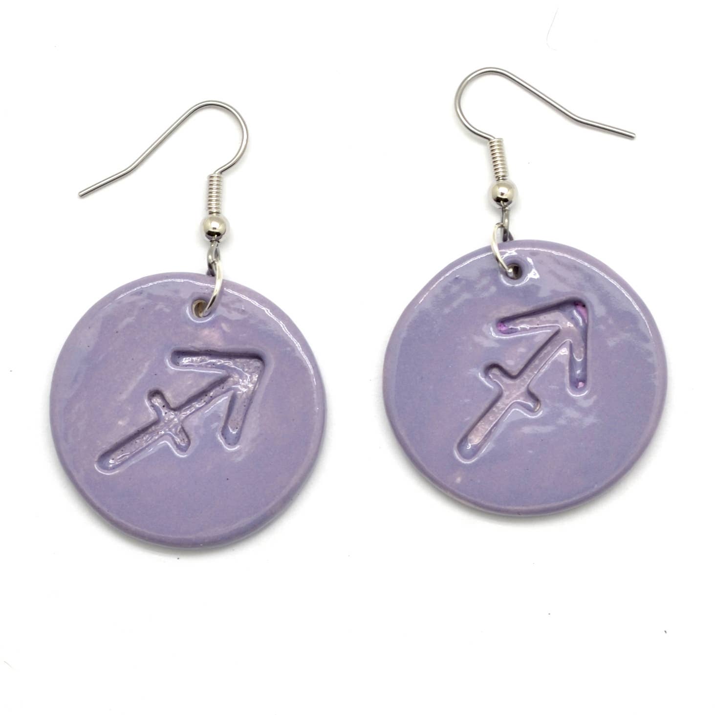 Dunitz & Company - Wholesale Dangle Earrings - Zodiac Ceramic Disc Earrings10