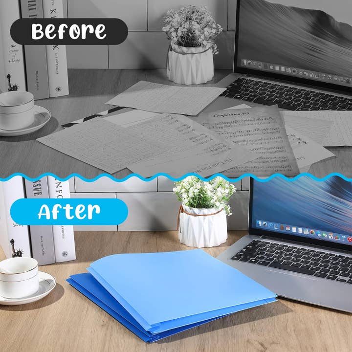 Crover - Wholesale Folders - Plastic File Folders with Pockets & Prongs2