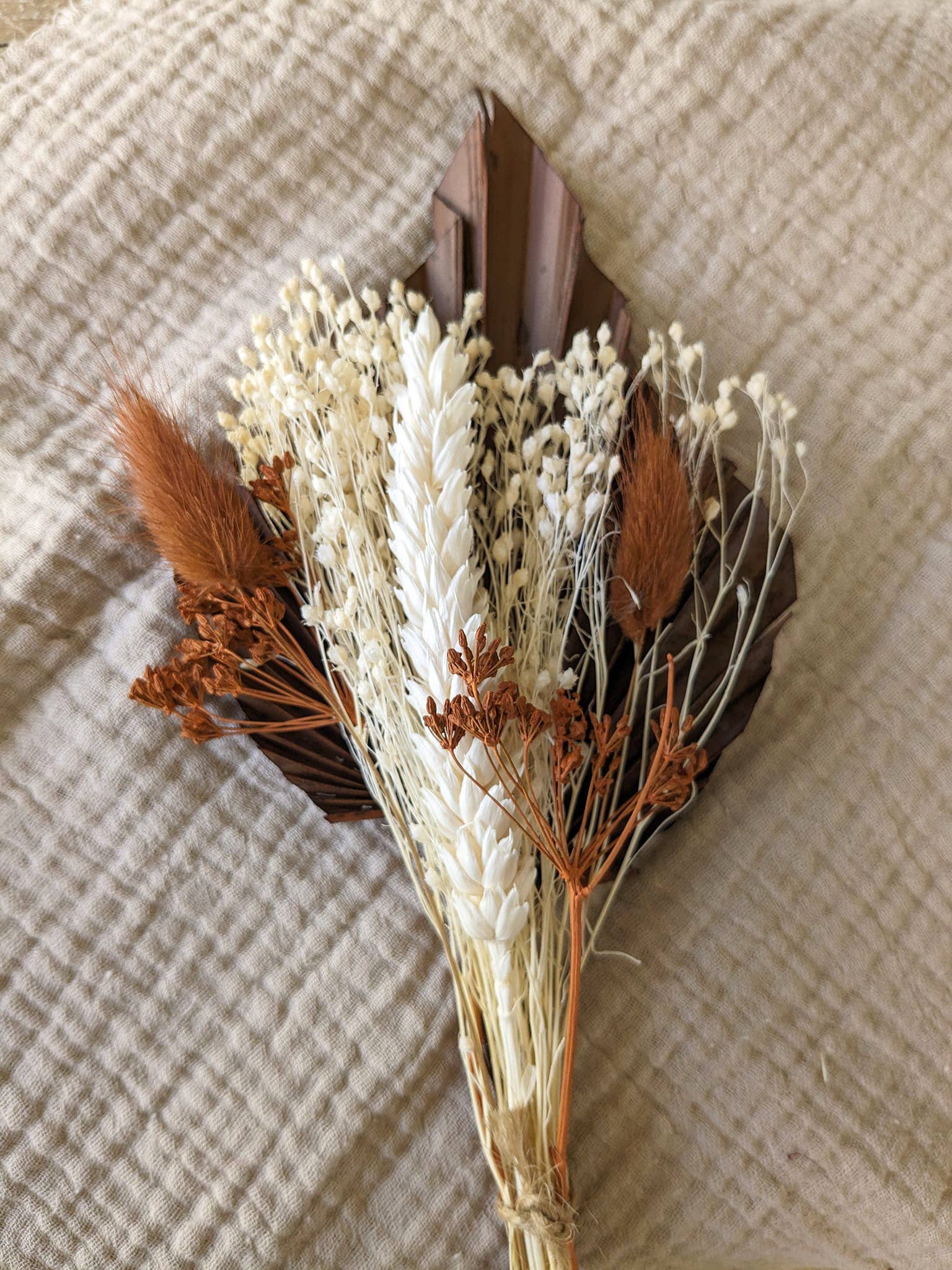 Maison Oline – wholesale Dried/pressed flowers – Small bouquet of dried flowers: brown color6