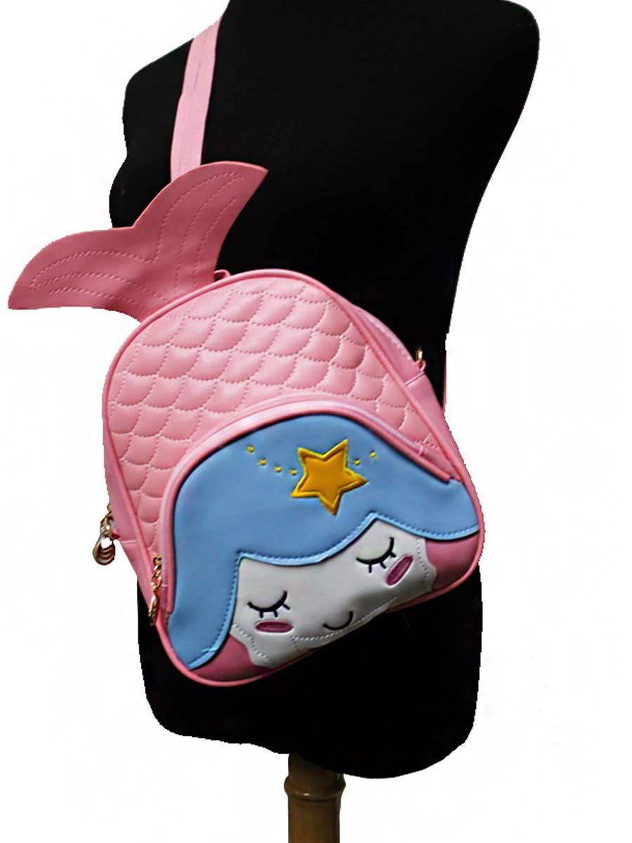 Cap Zone - Wholesale Backpack - Kids - Quilted Mini Mermaid Backpack11