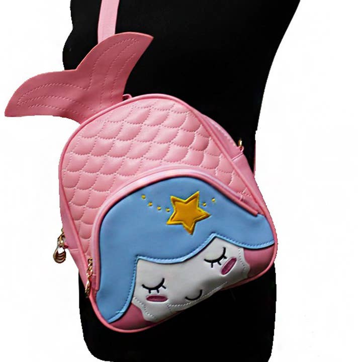 Cap Zone - Wholesale Backpack - Kids - Quilted Mini Mermaid Backpack11