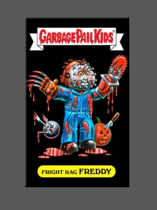 LIXO PAIL KIDS, Fright Rag Freddy, Íman, Botões por atacado de Ba Ba Buttons