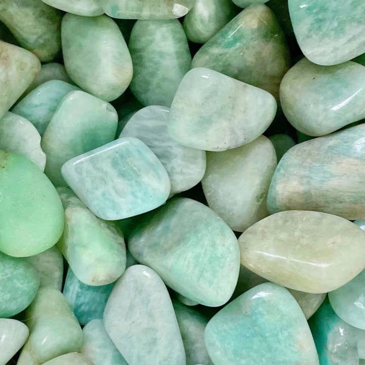Liv Rocks - Wholesale Spiritual Stone/Crystal - Tumbled Amazonite Grade A Crystals2