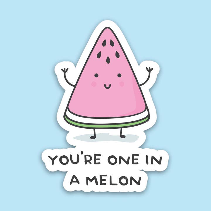 Pegatina «Eres uno en un melón» para venta al por mayor de CGB Giftware