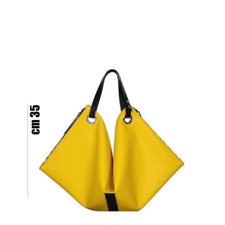 Sac à bandoulière moyen PLAUTILLA n° 1 en cuir régénéré pour la vente par DAMPAÌ