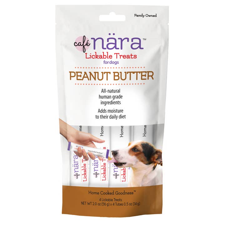 Caru - Wholesale Pet Treats - Dog - Cafe Nara Lickable Treat for Dogs - PB