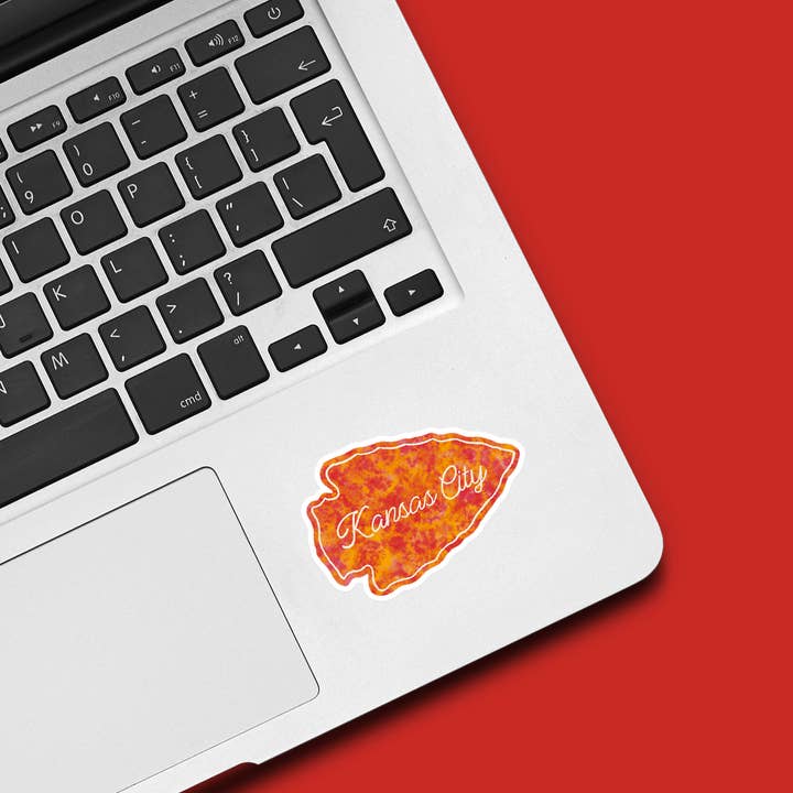 Stellar Gifts & Goods Wholesale - Wholesale Sticker - Kansas City Football Arrowhead Waterproof Vinyl Sticker