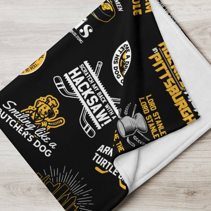Mike Lange-isms - Throw Blanket for wholesale by Yinzylvania