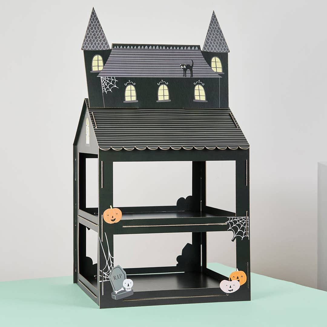 Hootyballoo by Club Green – wholesale Decorative tabletop object – Haunted House Treat Stand0