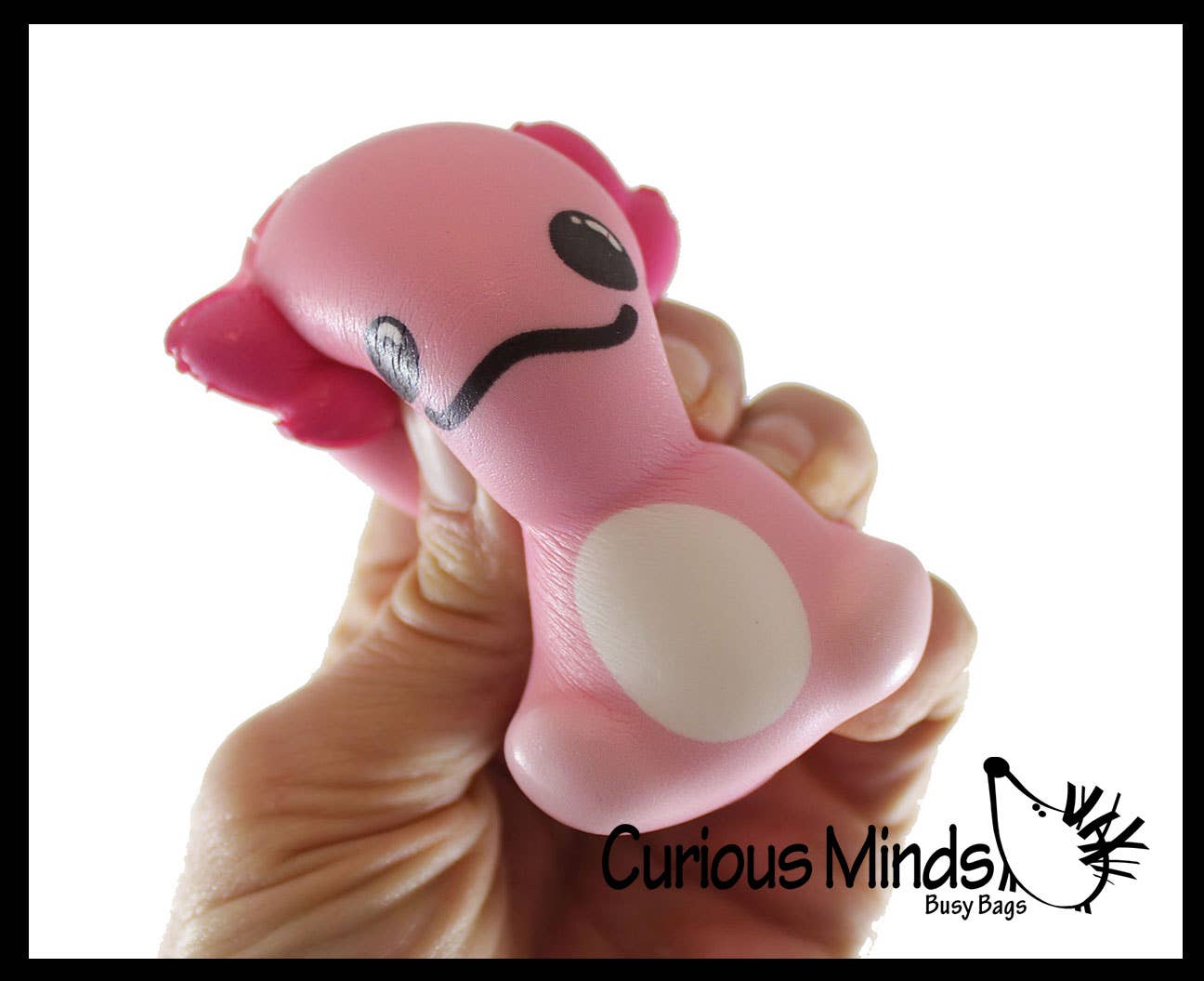 Curious Minds Toys – wholesale Squishy toy – Kids & Baby – 1 Small 3.25" Axolotl Slow Rise Squishy Toys - Memory Foam14