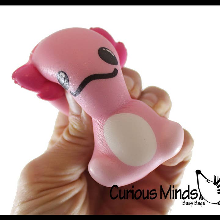 Curious Minds Toys – wholesale Squishy toy – Kids & Baby – 1 Small 3.25" Axolotl Slow Rise Squishy Toys - Memory Foam14