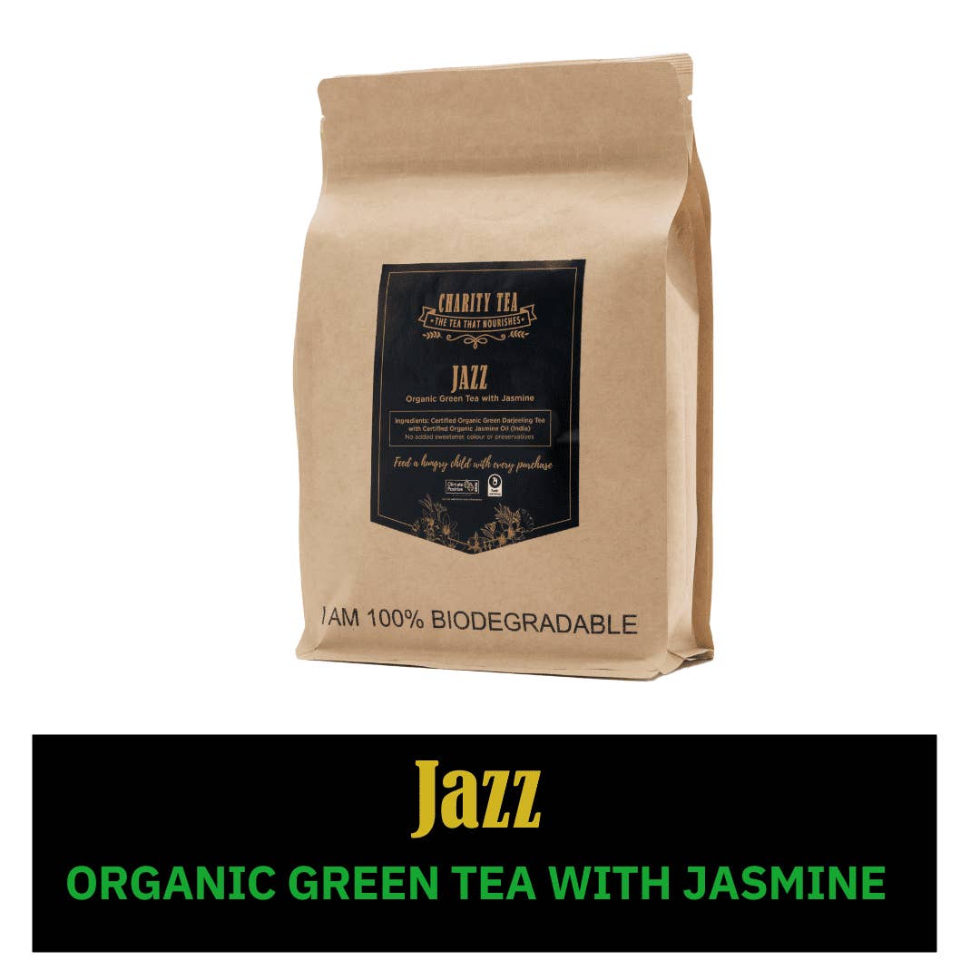 1 Kg Jazz - Organic Green Tea With Jasmine for wholesale by Charity Tea