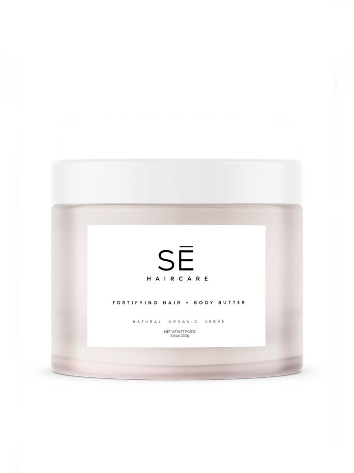 BEURRE FORTIFIANT POUR LES CHEVEUX+BEURRE POUR LE CORPS pour la vente par SĒ HAIRCARE