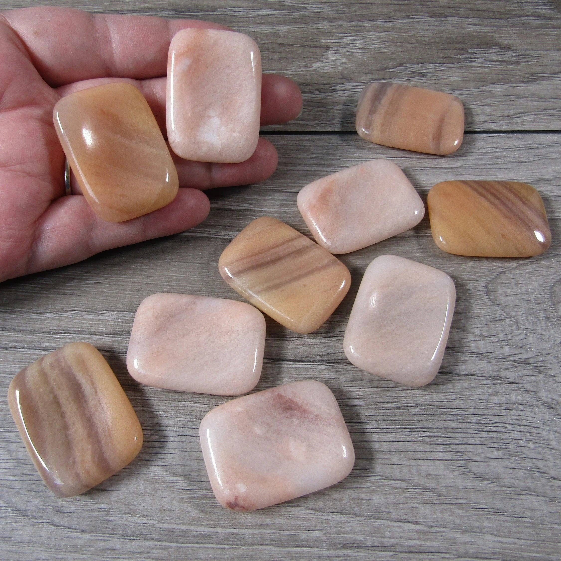 Keystone Crystals - Wholesale Spiritual Stone/Crystal - Gemstone Rectangle Worry Stones – Calming Crystals33