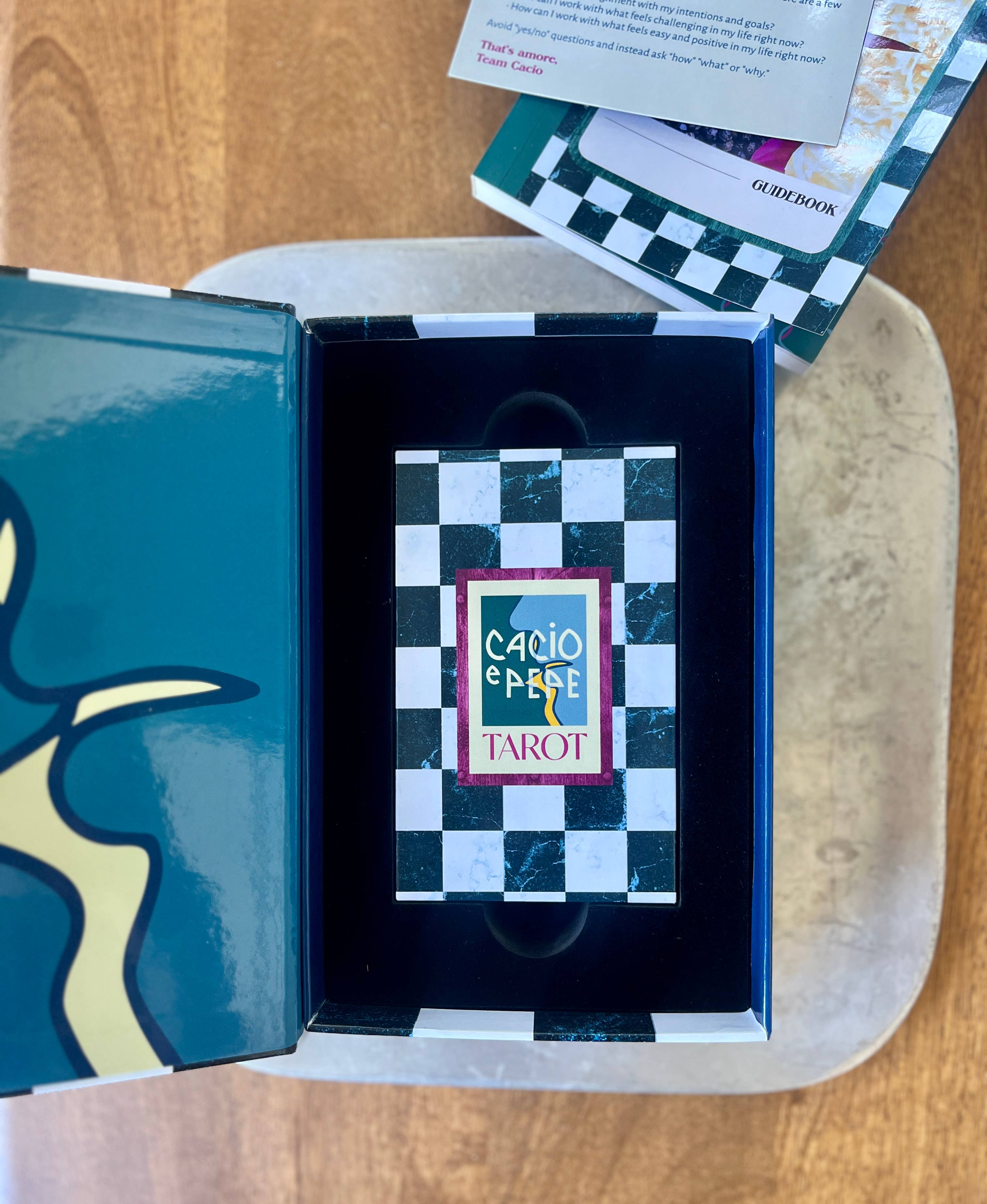 Cacio e Pepe Tarot - Wholesale Tarot Cards - Cacio e Pepe Tarot Deck & Guidebook - Second Edition1