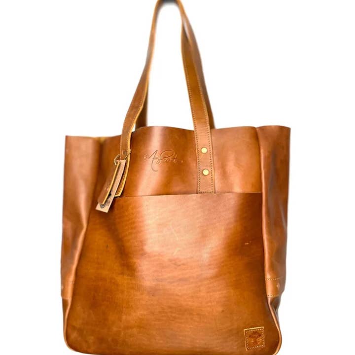 Oak River Company - Wholesale Tote Bag - Women's - Fine Day Leather Tote By Missy Robertson